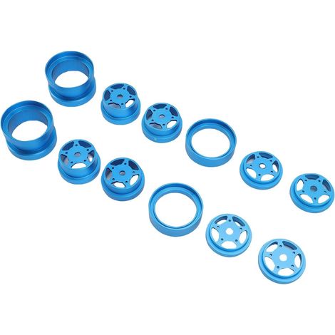 RC Alloy Wheel Hub Set, Resistance (Blue) (1/5)