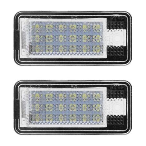 2 pièces voiture Led numéro Hop-Lpl0114 plaque lampe ampoule Kit pour Audi A3 S3 A4 S4 B6 B7 A6 C6 S6 A