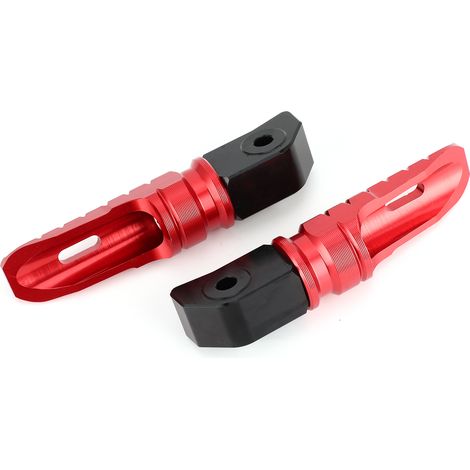 Support de commande de repose-pieds arrière agrandi (rouge) pour motos Honda CB125R / CB250R / CB300R / CBR250RR (1/5)