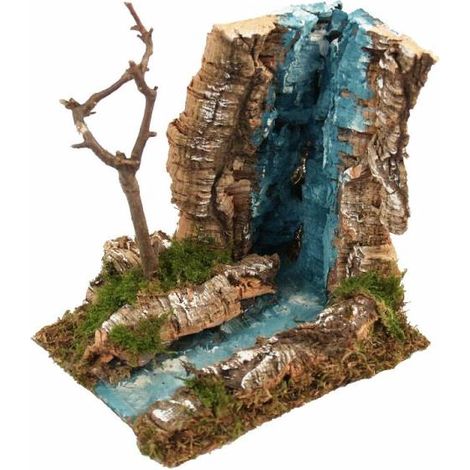 CASCATA CON INIZIO FIUME 10X10X12CM