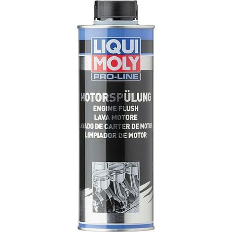Rinçage moteur 500 ml – Nettoyage circuits d'huile essence et diesel – Compatible avec filtres à particules – Pro-Line LIQUI MOLY