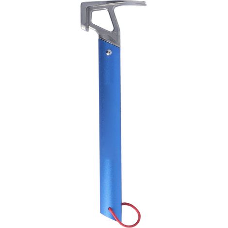 Marteau de camping multifonction ShineTrip pour piquets de tente, manche en aluminium bleu, construction extérieure (1/5)