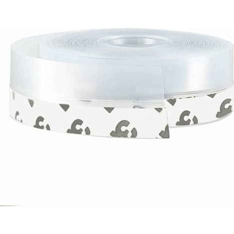 Green Mobility-2 pièces Bas de Porte Adhésif, 5M x 4,5CM Bande d'étanchéité Autoadhésive de Silicone pour Porte et Fenetre. Protection contre l 'eau, Protection contre les Insectes, Réduction du Bruit (1/5)