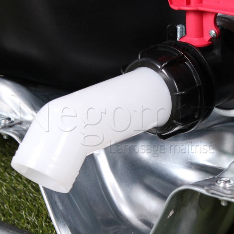 Negomix – Bec verseur prolongateur pour cuve de récupération d'eau – Raccord fileté 1" – Déport de 15 cm pour arrosage efficace