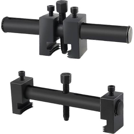 Kit d'extracteurs de poulies à nervures universel, réglable de 40 à 165 mm, outil pour le démontage de la poulie de vilebrequin et de la poulie d'entraînement, kit d'outils de réparation moteur (1/5)