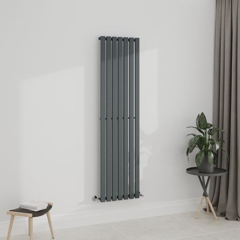 WarmeHaus Anthracite 1800x480mm Radiator Single Grey Flat Panel (1/5)