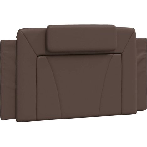 Maison Exclusive - Cuscino Testiera Viana Marrone 100 cm in Similpelle (1/5)