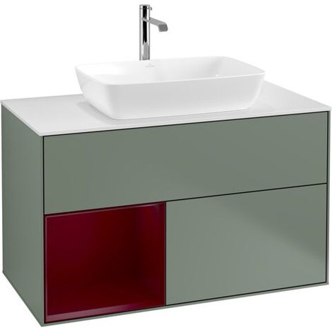 Villeroy & Boch F771HBGM Meuble sous-lavabo Finion F77 (1/2)