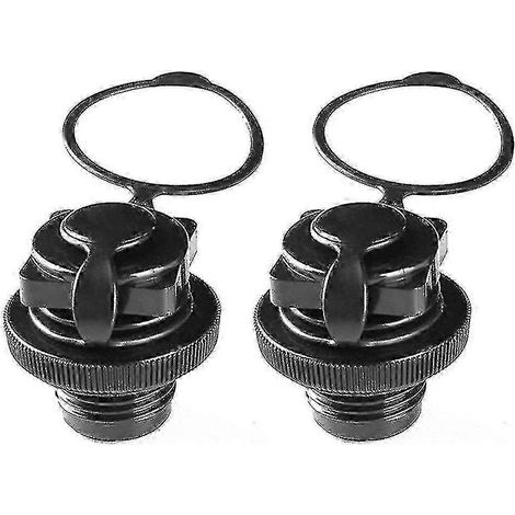 Embouts de rechange pour valve de gonflage de matelas pneumatiques (bateau, kayak, radeau, lit gonflable) - Cadeau idéal - Lot de 2 - SZRH AS (1/5)