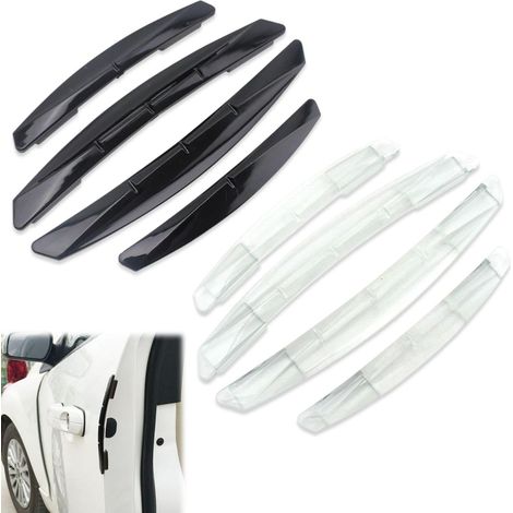 8 Pieces Of Anti-Collision Strips On The Side Of The Car Door, Rubber Material, Anti-Scratch And Anti-Knock Protection, Flexible Installation Design, Practical Body Decoration Strips.