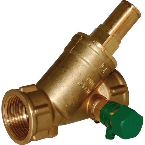 Seppelfricke SEPP Antiriflusso DIN-Base a sede inclinata, con scarico, Rp1 1/4 (DN32), ottone Tipo 1556, 0201040