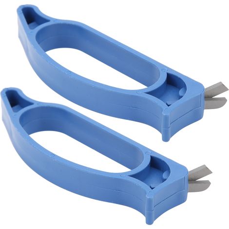 Taille-glace de pêche hivernale lot de 2 : affûteur de lame de tarière, pince coupe-lame, accessoires de pêche (1/5)