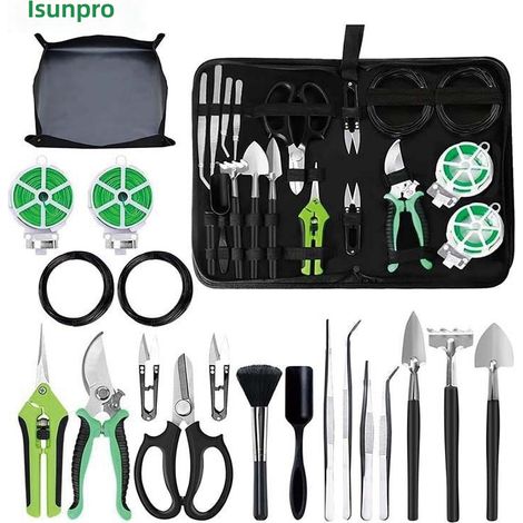 Ensemble de 20 outils jardin pour plantes succulentes avec tapis rempotage (1/5)