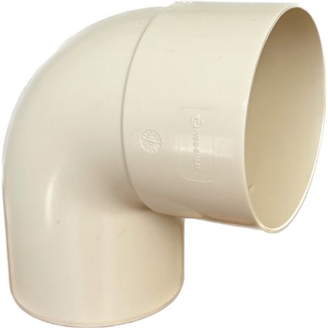 Curva 87.30° in pvc : Colore - Avorio, Diametro - 40 (1/2)