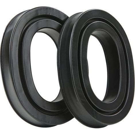 Coussinets d'oreille en gel pour casques 3M Peltor X1A-X5A, coussinets d'oreille en gel rafraîchissant pour PROHEAR 037/033, ZOHAN EM042/033, TAC 100/300/500, Peltor 7004 avec coque arrière étanche (1/5)