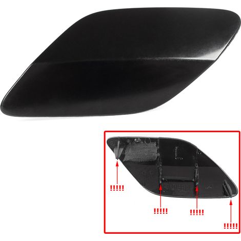 VW Golf PLUS 09-14 Scheinwerferwaschdüsendeckel SCHWARZ links
