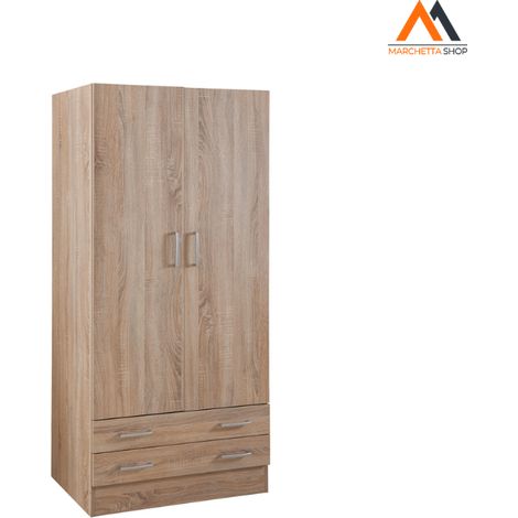 ARMADIO DUE ANTE LINEA 'ESPRESSO' cm. 46 x 82 x h.184 - bian