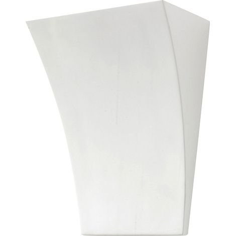 Applique in ceramica bianca cm. L19,5 x P11 x H26 (1/3)