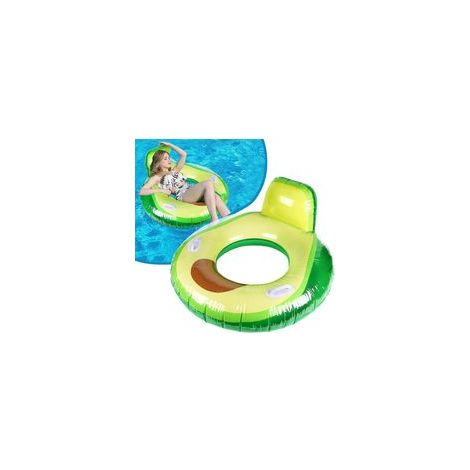 Avocat Flotteur Gonflable de Piscine, 100CM Radeau de Natation Gonflable en pvc Bouée de Bain Géante Water Fun pour Filles Garçons Piscine Sports Nautiques Été Plage Faire la Fête