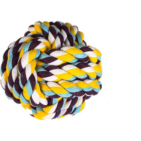 Seilspielzeug, bunte Bälle, 7 cm Durchmesser, 80 Gramm, 4er-Set