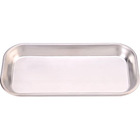 Vassoio in acciaio inox 8,85 x 4,52 x 0,78".