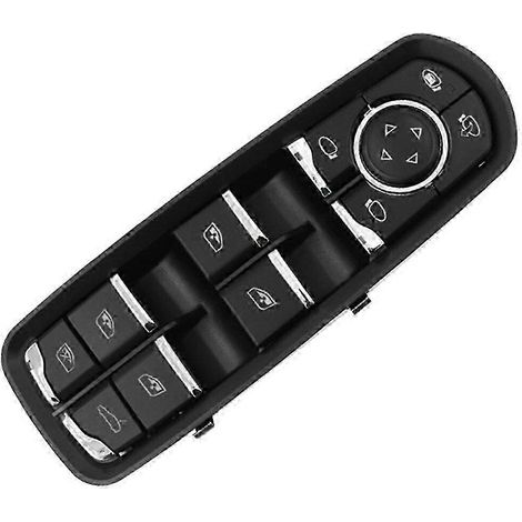 Interrupteur de lève-vitre électrique pour Porsche Cayenne, Macan et Panamera (2011-2017) - Référence : 7PP959858AEDML (1/5)