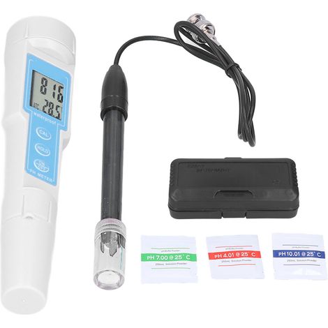 PH-mètre numérique à stylo, haute précision, testeur de qualité d'eau, température et acidité, outil d'analyse portable (1/5)