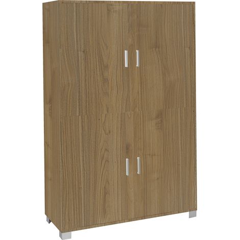 Mobile Multiuso 4 Ante 107x162x41 cm Noce Stelvio (1/3)