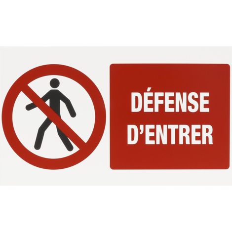 TOPCAR - Panneau "Défense d'entrer" - 16563 - Ce produit de marque TOPCAR est neuf.