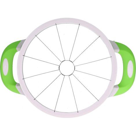 Coupe-pastèque manuel en acier inoxydable, outil de tranchage de fruits pour maison, voyage, camping, pique-nique et bureau, grande taille. (1/5)