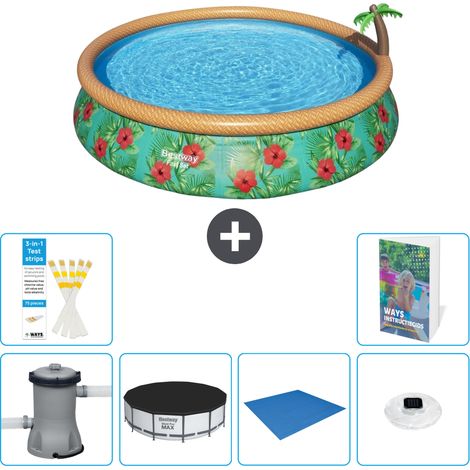 Bestway Piscina Bestway Fast Set Rotonda - 457x84 cm - 7-pezzi  S248 (1/5)