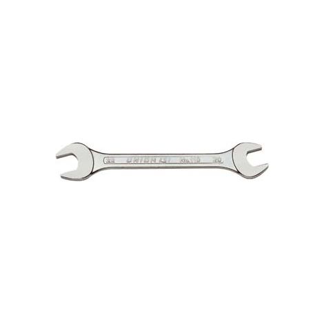 CHIAVE A FORCHETTA CROMATA DOPPIA FISSA- -mm.6x7 - 6 pezzi
