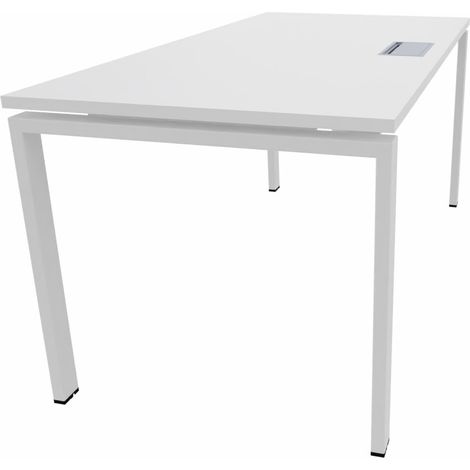 Bureau individuel avec trappe passe-câbles Producteo