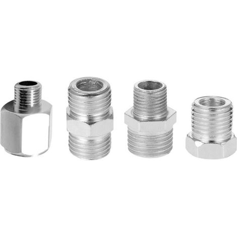 Raccord pour compresseur Kit d'adaptateurs 4 pièces Adaptateur trachée pour compresseur d'air aérographe TD-AA (4 pièces), MNS (1/3)