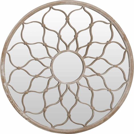 Maison Exclusive - Specchio Sabbia 40x3 cm Rotondo in Ferro per Uso Interno
