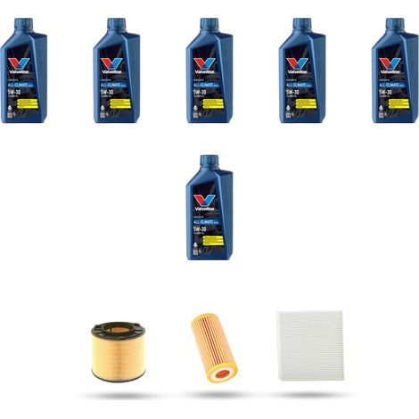 Kit tagliando 3 FILTRI e 6L OLIO compatibile con Audi A5 (F53,F5P,F5A,F5F) 2.0 tfsi 185kw dal 2016 (1/4)
