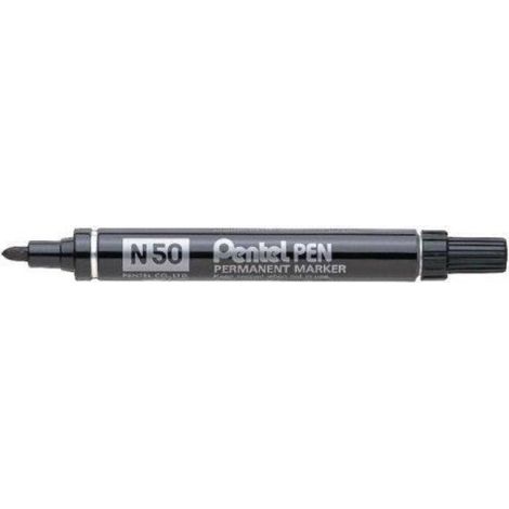 Pentel Lot de 12 Boîtes en Aluminium Noir - N50-AE