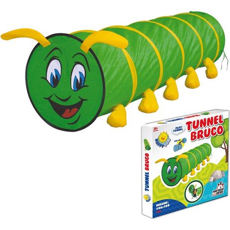 Play Tunnel Bruco Tenda da Gioco per Bambini Casetta Giardino Cameretta Bimbi (1/4)