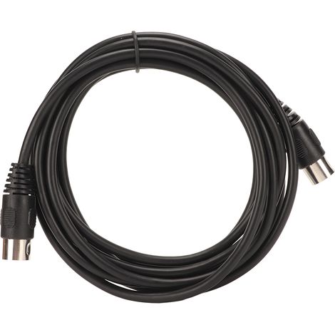 Meter langes DIN 7-poliges Stecker-zu-Stecker-Verlängerungskabel zum Anschluss von Computergeräten und medizinischen Geräten. (1/5)