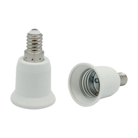 ADATTATORE LAMPADA E14-E27 ELECTARLINE - TERMOPLASTICO BIANCO- 4 pezzi