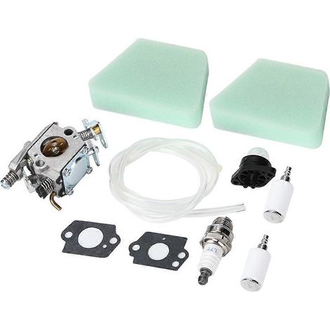 Scie à chaîne électrique Kit d'entretien Carburateur Filtre à air et à essence Compatible Craftsman WT-891 42cc 18 pouces (1/5)