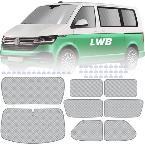 Thermomatten-Set für VW T4 LWB, Sonnenschutz für Wohnmobil, Ganzjahresschutz (1/5)