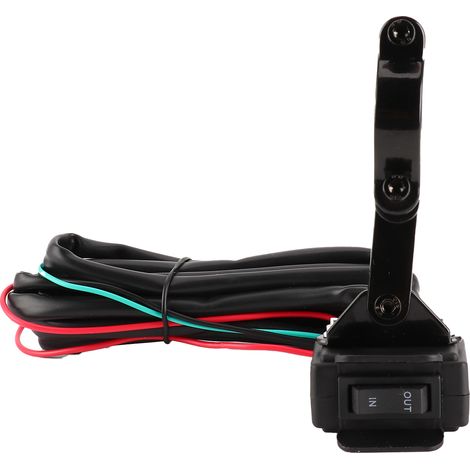 Interrupteur à bascule pour treuil avec câble de 2,5 m revêtement PowerCoated, compatible 12V ATV UTV SUV (1/5)