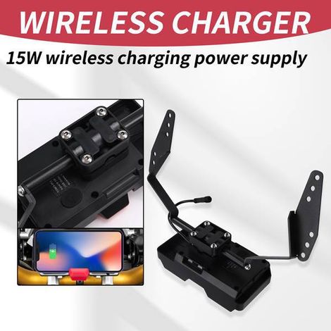 Navigation mount with wireless charger for Suzuki V-STROM 650 DL650 (2017-2024) (1/5)