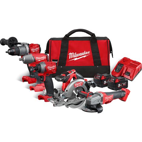 Milwaukee M18FPP5M-502B ) Cordless Tool Kit (1/5)