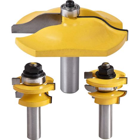1/2" Shank Ogee Rail and Styles Raised Router Bit Set for Panel and Router Power Tools Door Knife Wood Cutter (1/5)