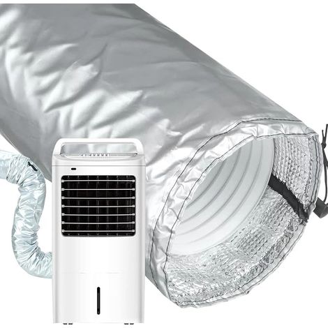 Copertura per tubo flessibile del condizionatore portatile Protezione antipolvere e impermeabile – Guaina isolante termica per tubo flessibile del condizionatore – Per soggiorno, appartamento, hotel, (1/5)