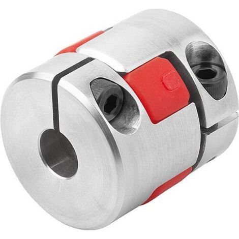 KIPP Elastomer-Klauenkupplung Gr. 42 D1=32 D2=32 L=94 Alu (1/3)