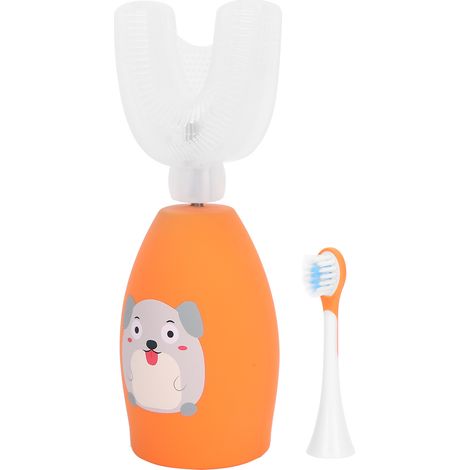 Brosse à dents automatique en forme de U, nettoyage ultrasonique, brosse à dents électrique étanche pour enfants (1/5)