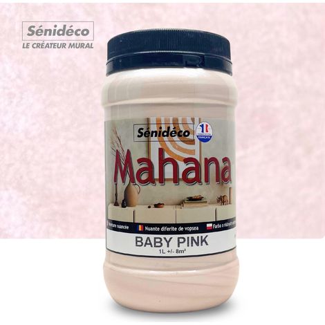 Peinture sablée effet métallisé - MAHANA 1L pour 8 m² coloris Baby Pink (1/5)